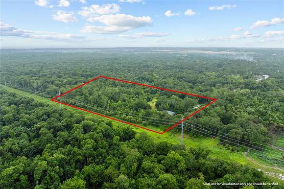 20 Acres of Recreational Land with Home for Sale in Davenport, Florida
