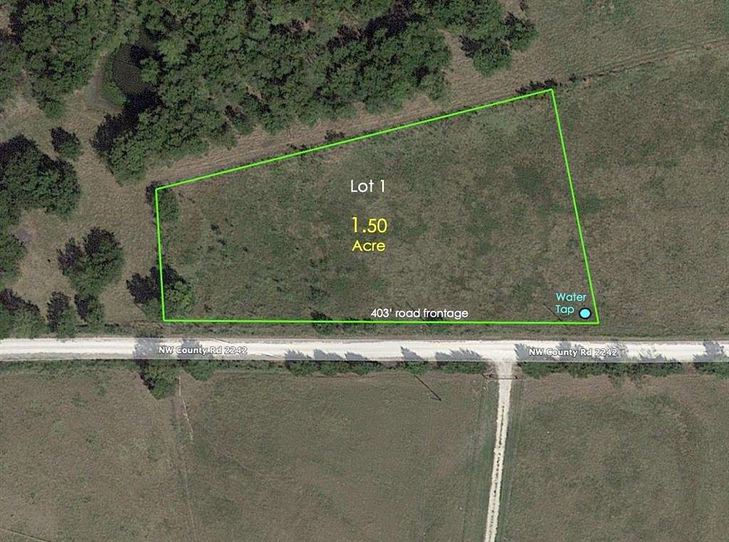 1.5 Acres of Residential Land for Sale in Barry, Texas