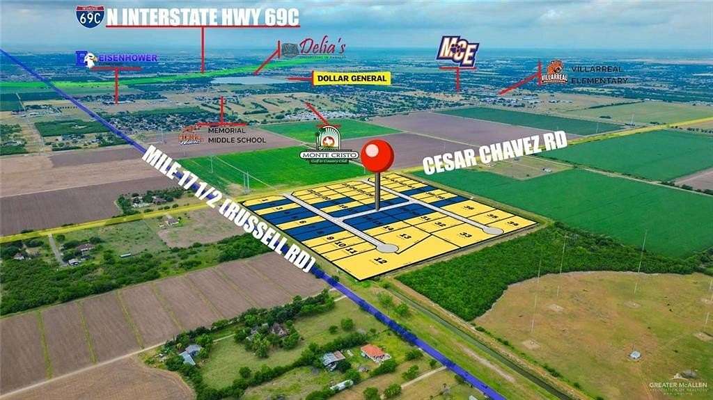 0.517 Acres of Residential Land for Sale in Edinburg, Texas