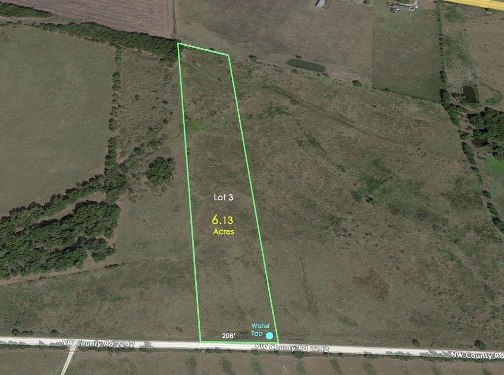 6.13 Acres of Land for Sale in Barry, Texas