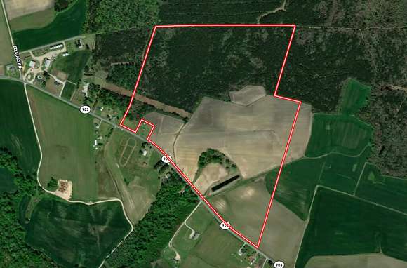 116 Acres of Recreational Land & Farm for Sale in Snow Hill, North Carolina