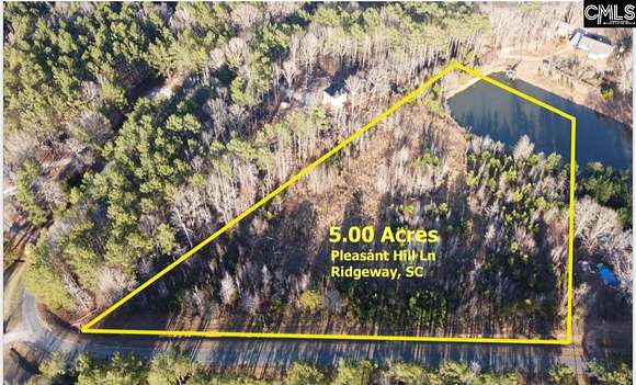 5 Acres of Residential Land for Sale in Ridgeway, South Carolina