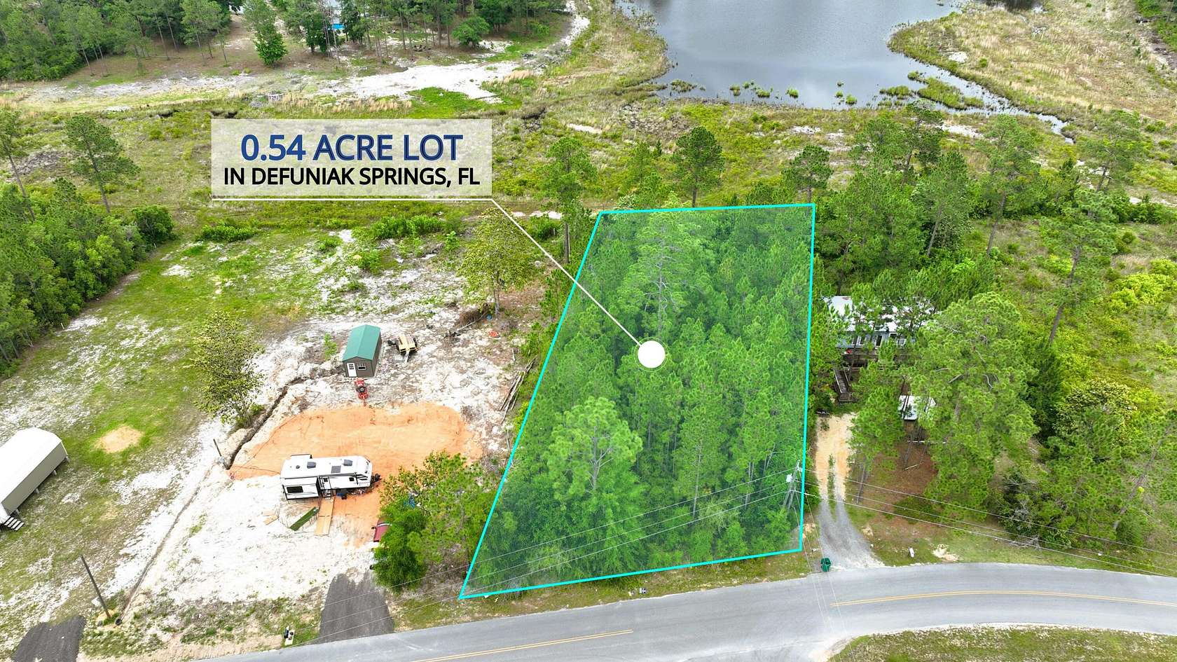 0.54 Acres of Residential Land for Sale in DeFuniak Springs, Florida