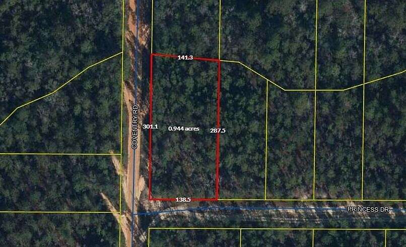 0.94 Acres of Residential Land for Sale in DeFuniak Springs, Florida