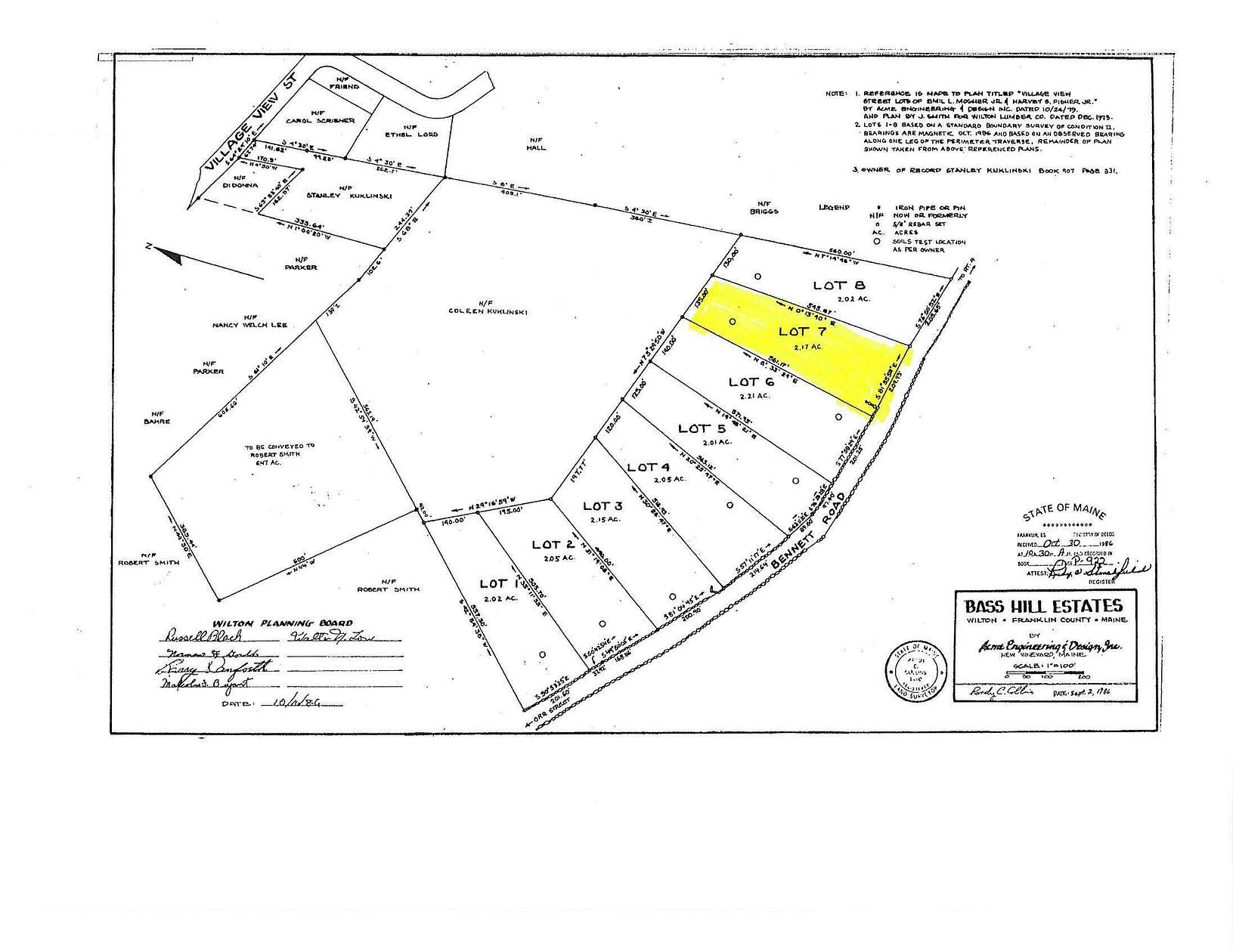 2.17 Acres of Residential Land for Sale in Wilton, Maine