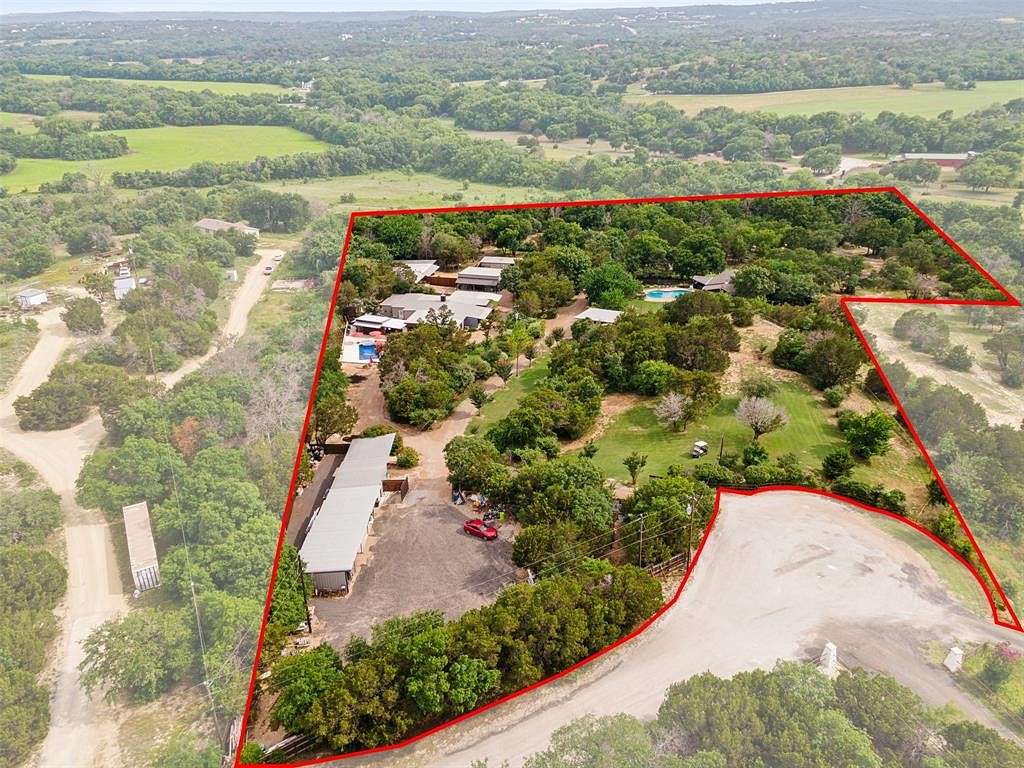 10.034 Acres of Land with Home for Sale in Weatherford, Texas