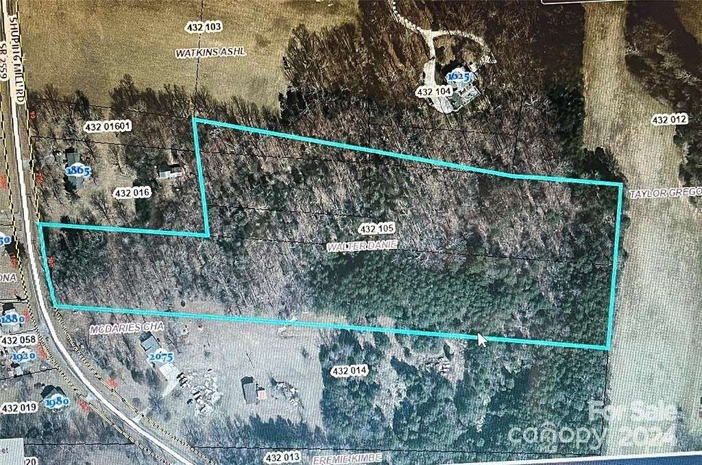 11.57 Acres of Land for Sale in Rockwell, North Carolina