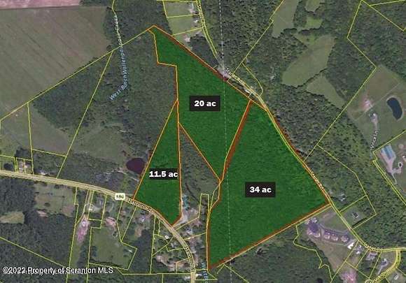 69 Acres of Land for Sale in Lake Ariel, Pennsylvania