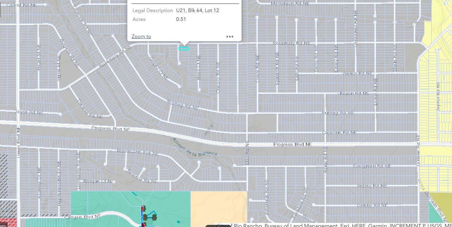 0.5 Acres of Land for Sale in Rio Rancho, New Mexico