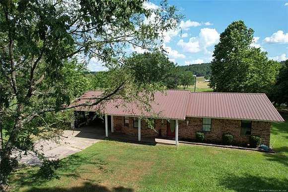 4.459 Acres of Residential Land with Home for Sale in Heavener, Oklahoma