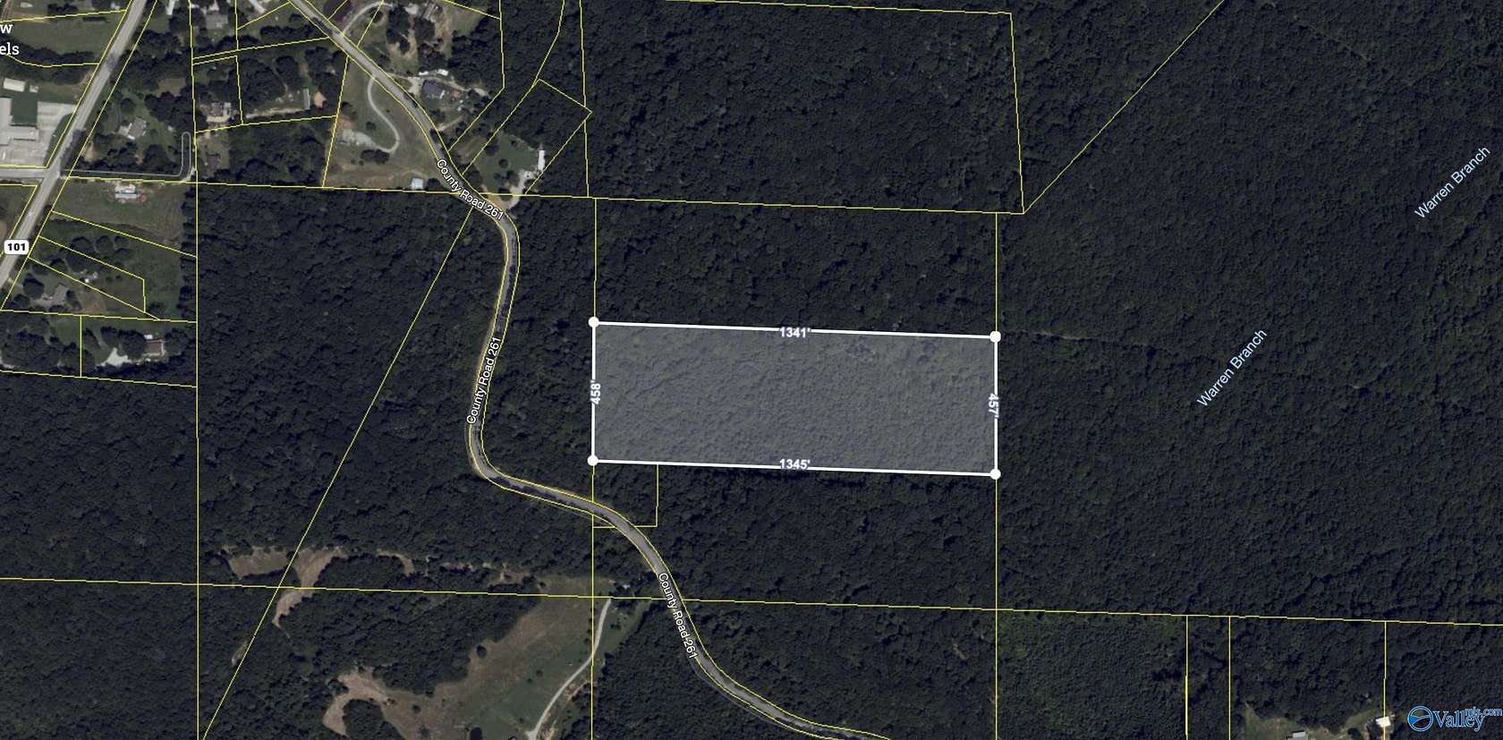 13.3 Acres of Recreational Land for Sale in Town Creek, Alabama