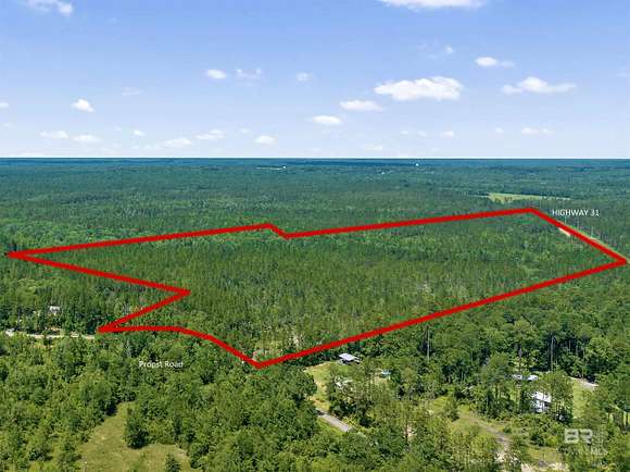 21.494 Acres of Recreational Land for Sale in Bay Minette, Alabama