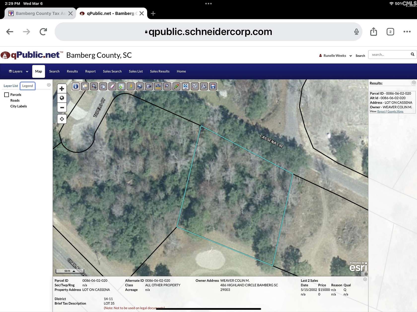 0.67 Acres of Residential Land for Sale in Bamberg, South Carolina