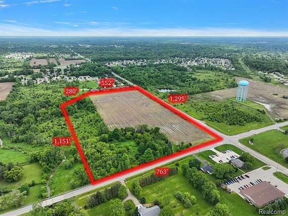 24 Acres of Commercial Land for Sale in Clayton, Michigan