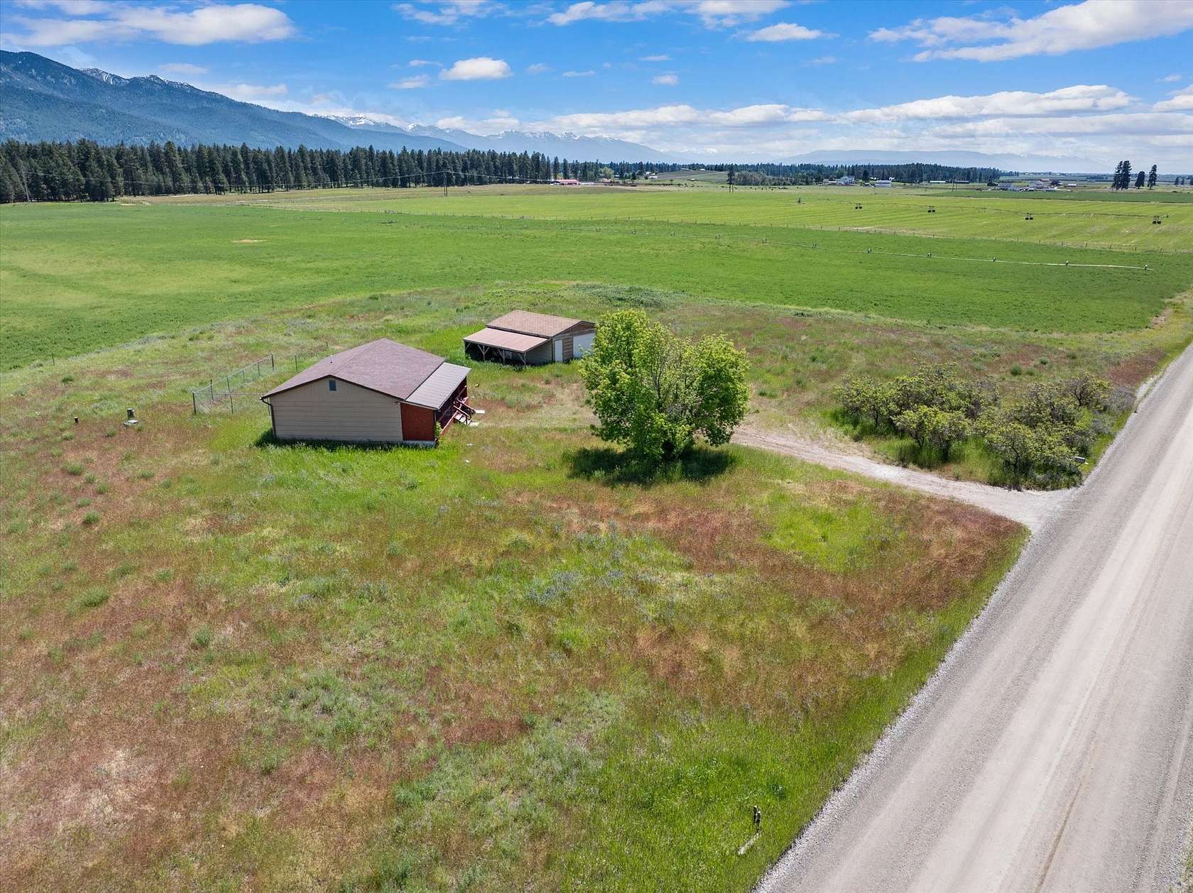 27.09 Acres of Land with Home for Sale in Columbia Falls, Montana