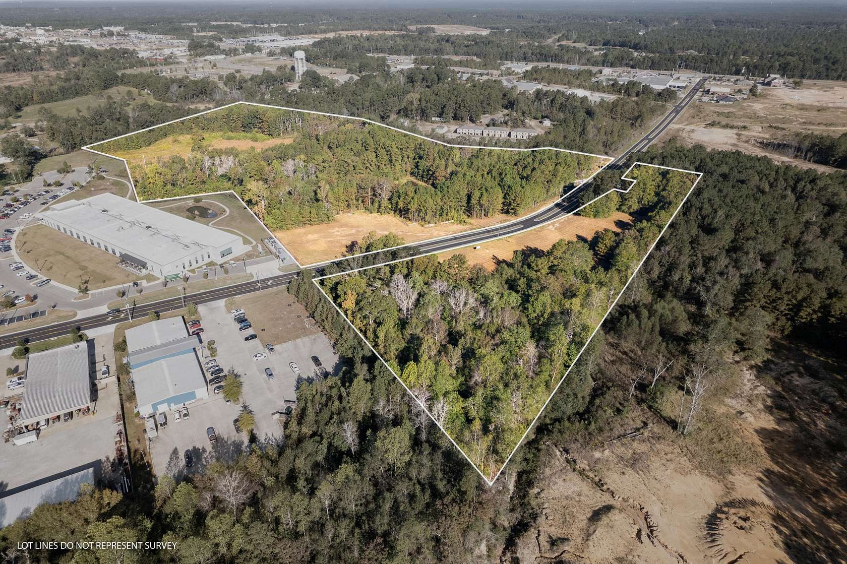 22.65 Acres of Commercial Land for Sale in Hattiesburg, Mississippi