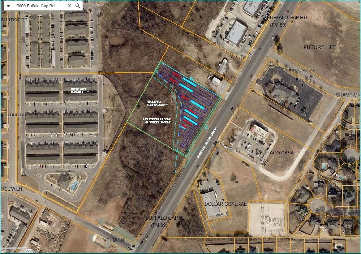 4.44 Acres of Commercial Land for Sale in Abilene, Texas