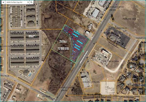 4.44 Acres of Commercial Land for Sale in Abilene, Texas
