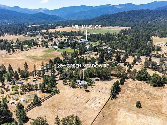 5.8 Acres of Residential Land with Home for Sale in Williams, Oregon