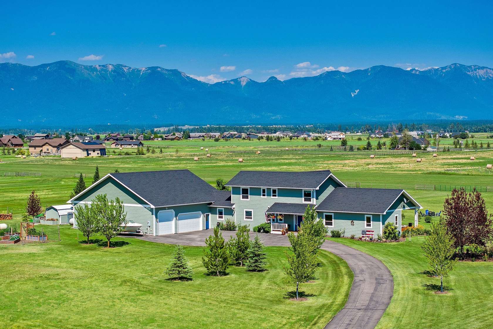 5.02 Acres of Residential Land with Home for Sale in Kalispell, Montana