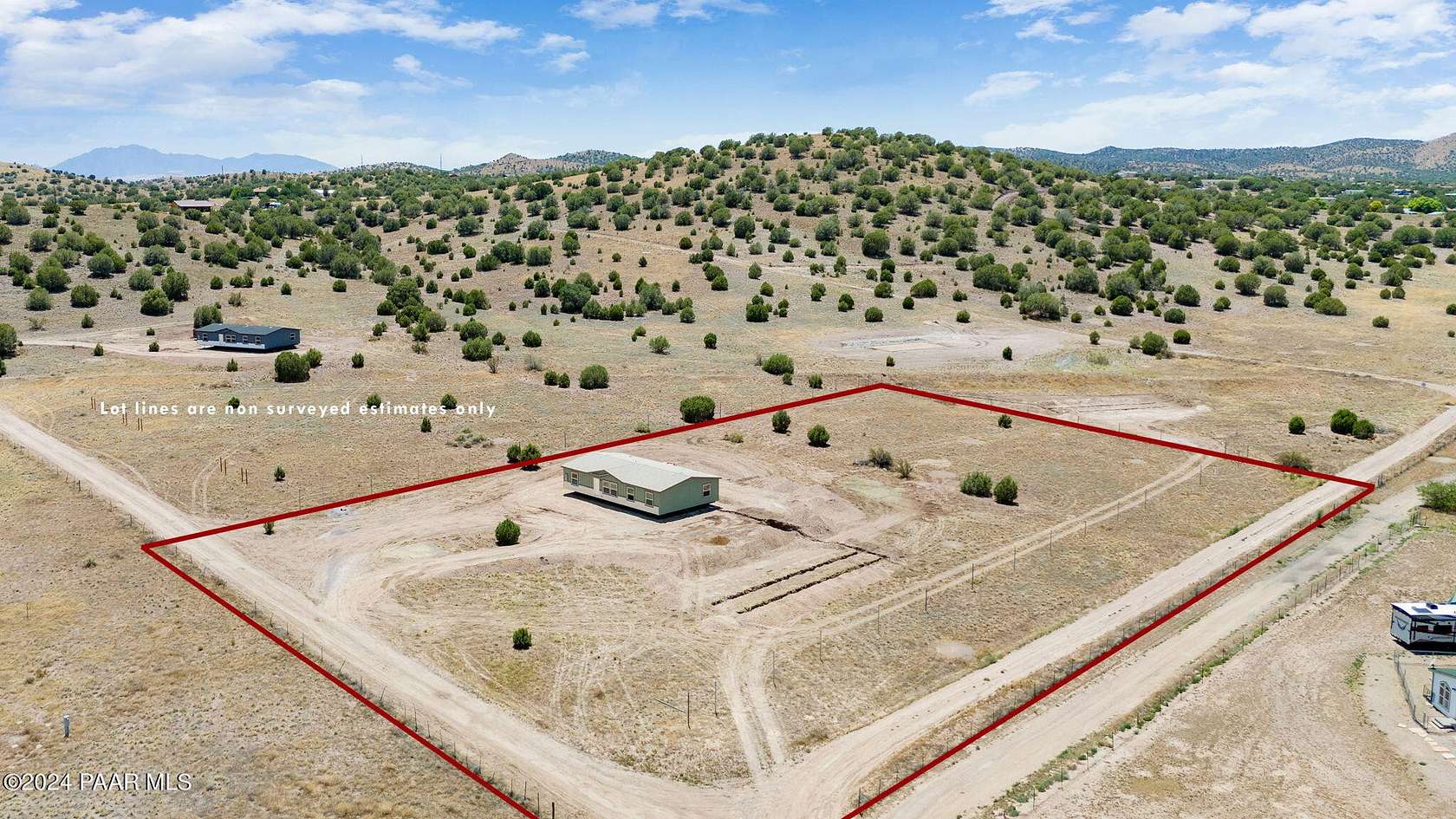2.14 Acres of Residential Land with Home for Sale in Chino Valley, Arizona