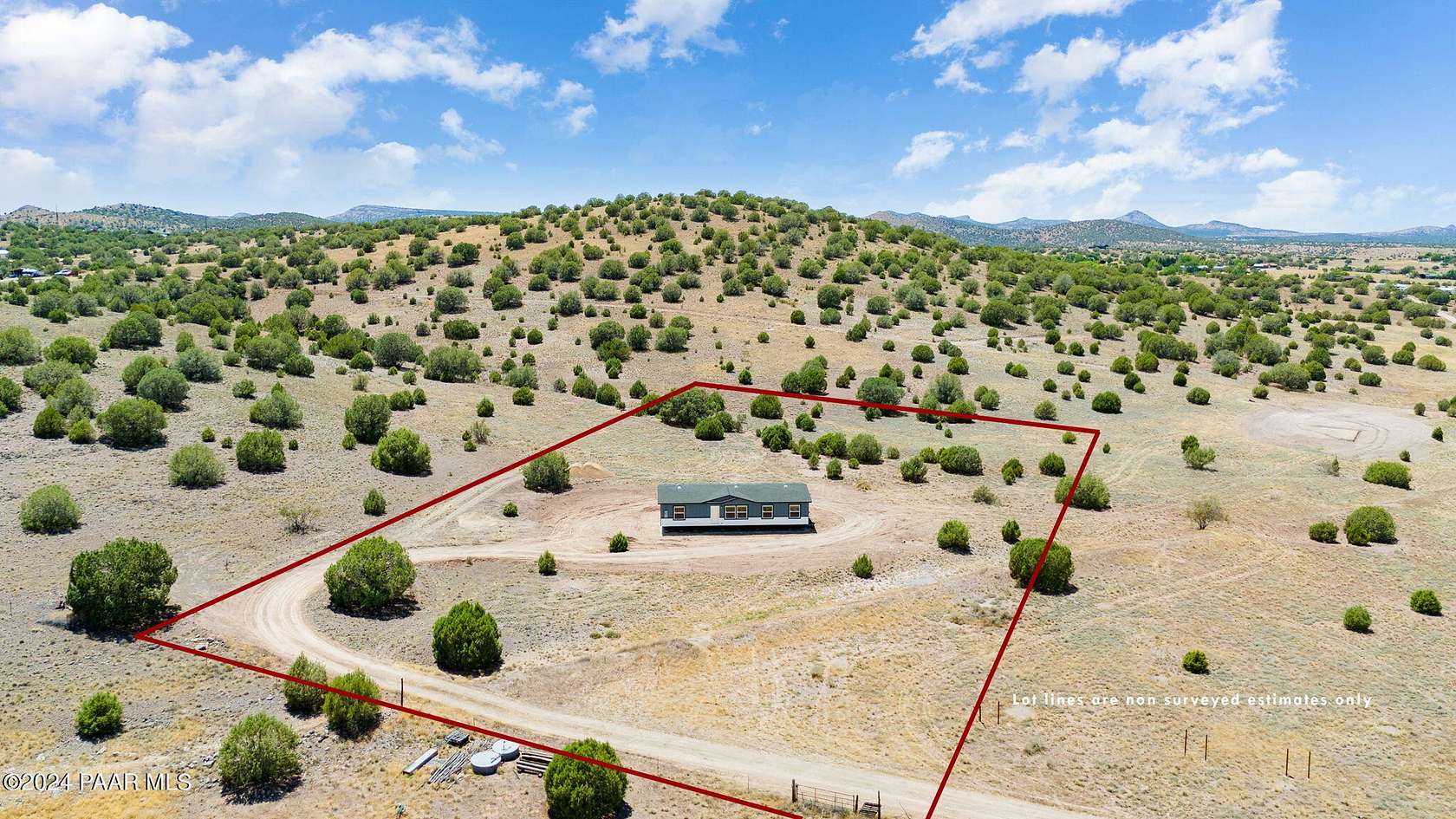2.14 Acres of Residential Land with Home for Sale in Chino Valley, Arizona