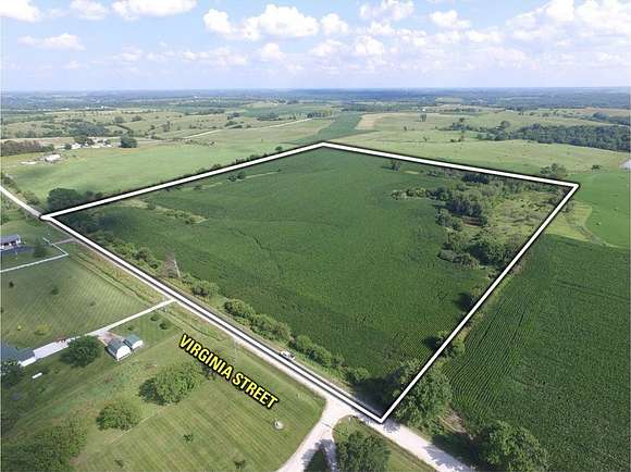 36 Acres of Recreational Land & Farm for Sale in New Virginia, Iowa