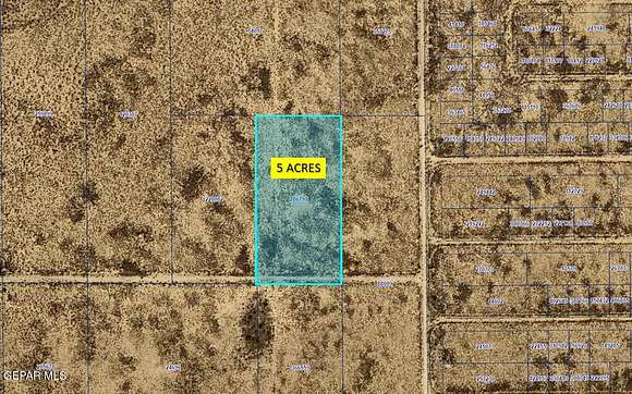 5 Acres of Land for Sale in El Paso, Texas