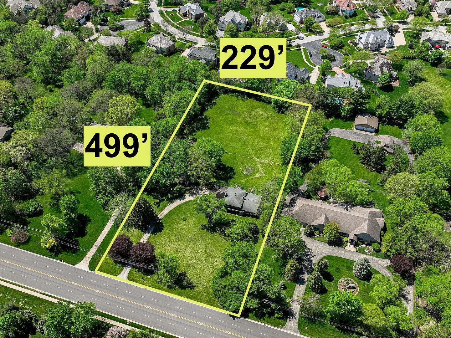 2.639 Acres of Residential Land with Home for Sale in Naperville, Illinois