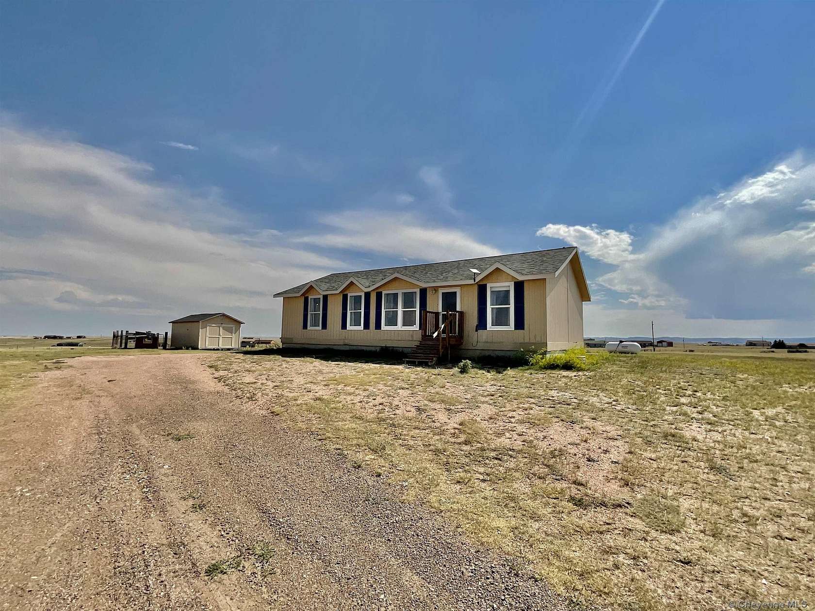 5 Acres of Land with Home for Sale in Cheyenne, Wyoming