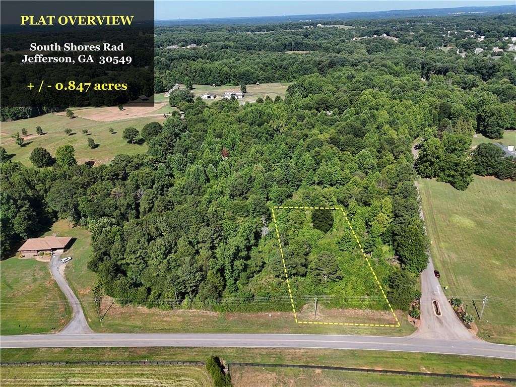 0.847 Acres of Residential Land for Sale in Jefferson, Georgia