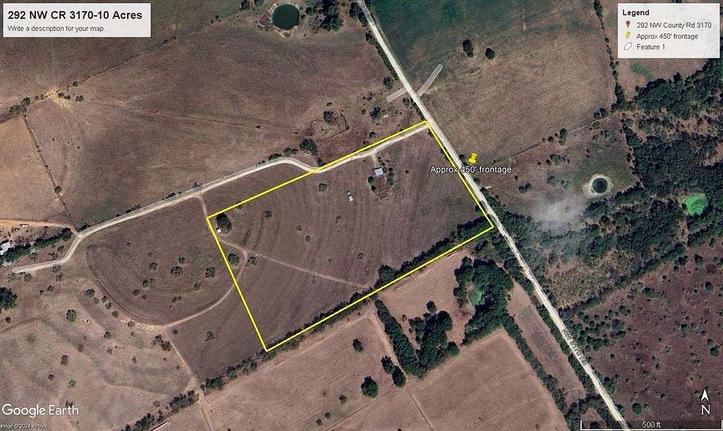 10 Acres of Land for Sale in Dawson, Texas