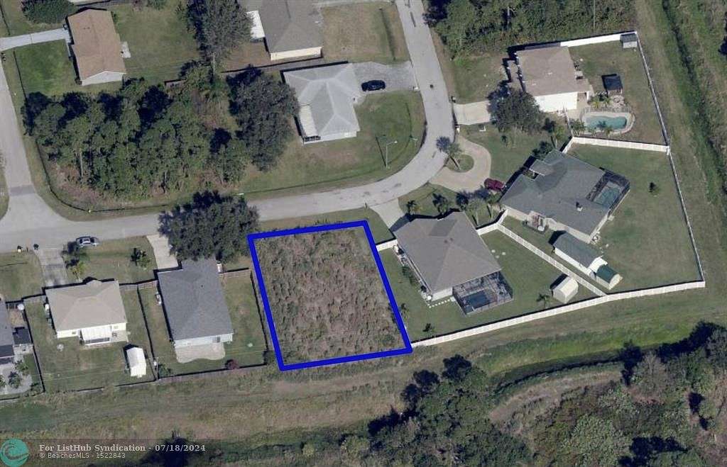 0.24 Acres of Residential Land for Sale in Palm Bay, Florida