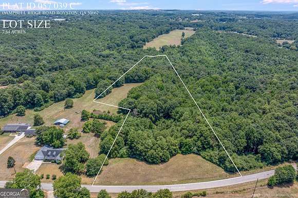 7.64 Acres of Residential Land for Sale in Royston, Georgia