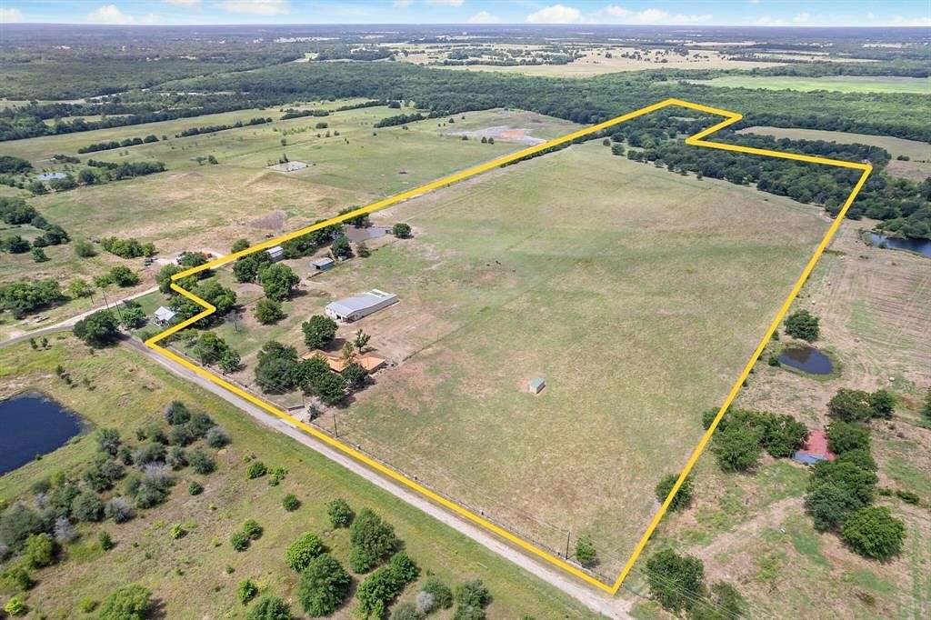 43.65 Acres of Agricultural Land with Home for Sale in Klondike, Texas