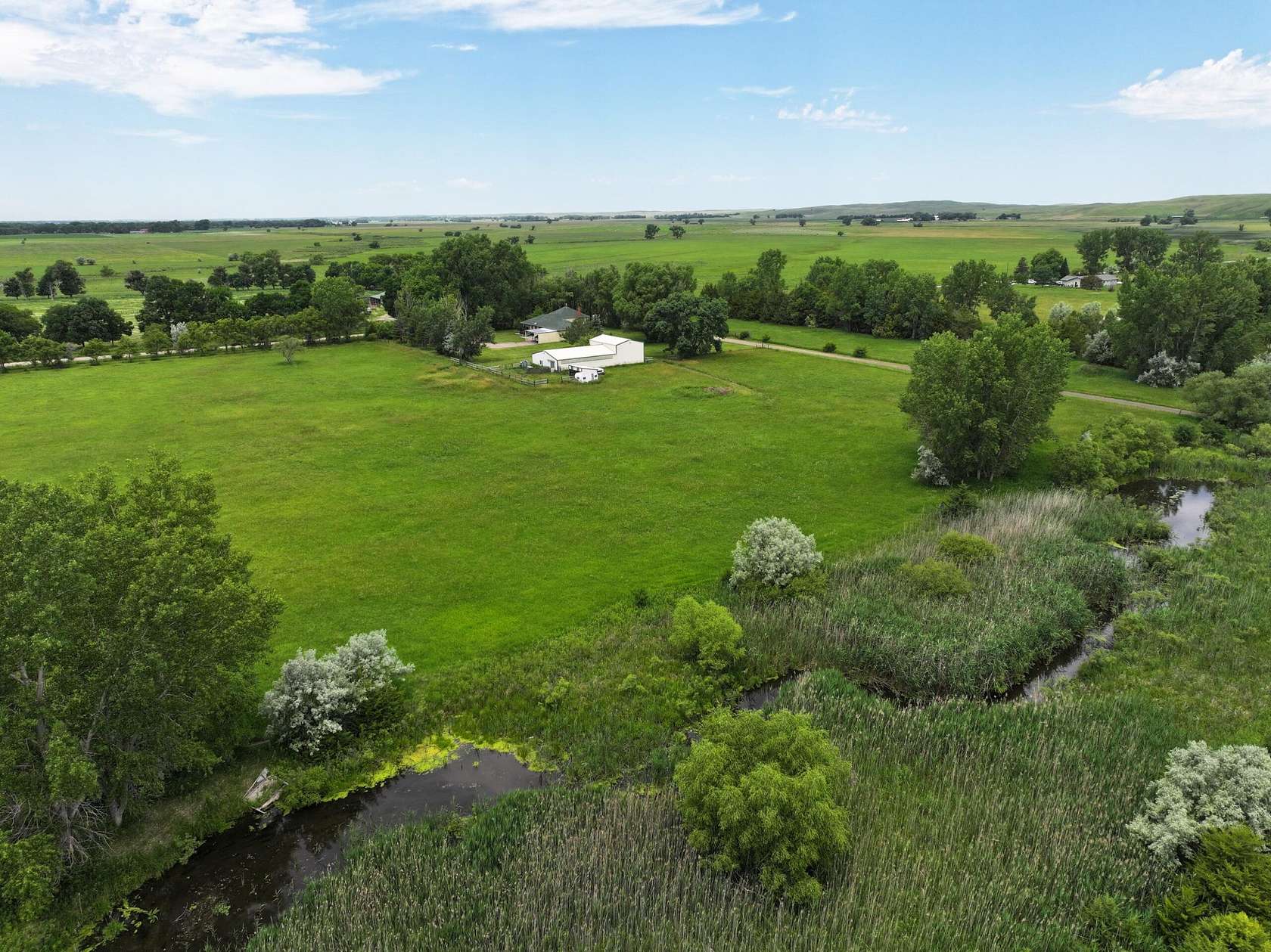 12.74 Acres of Land with Home for Sale in North Platte, Nebraska