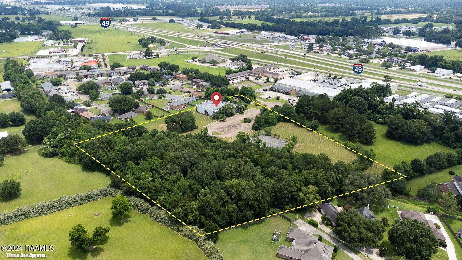 9.77 Acres of Mixed-Use Land for Sale in Lafayette, Louisiana