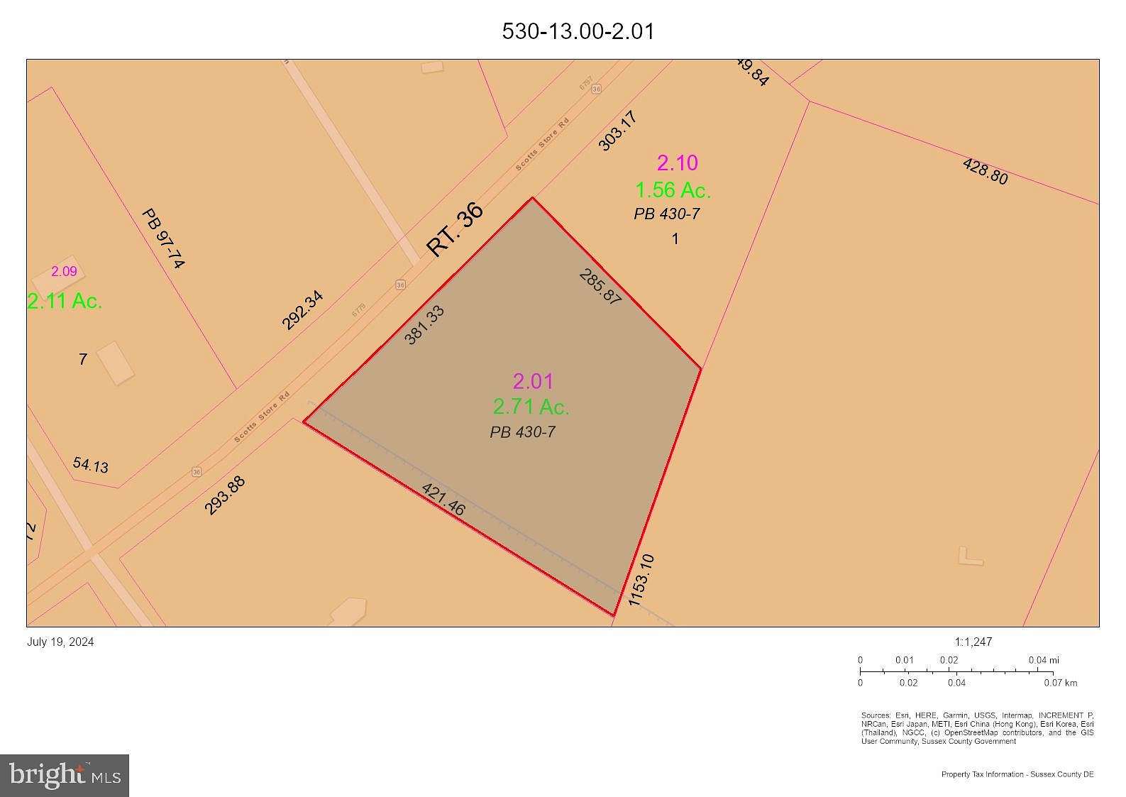 2.71 Acres of Land for Sale in Greenwood, Delaware