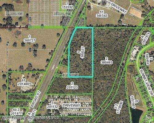 15.25 Acres of Mixed-Use Land for Sale in Brooksville, Florida