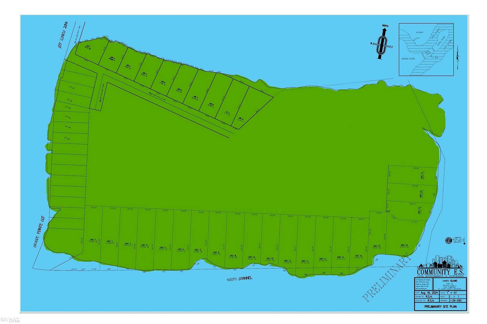 0.01 Acres of Residential Land for Sale in Harsens Island, Michigan