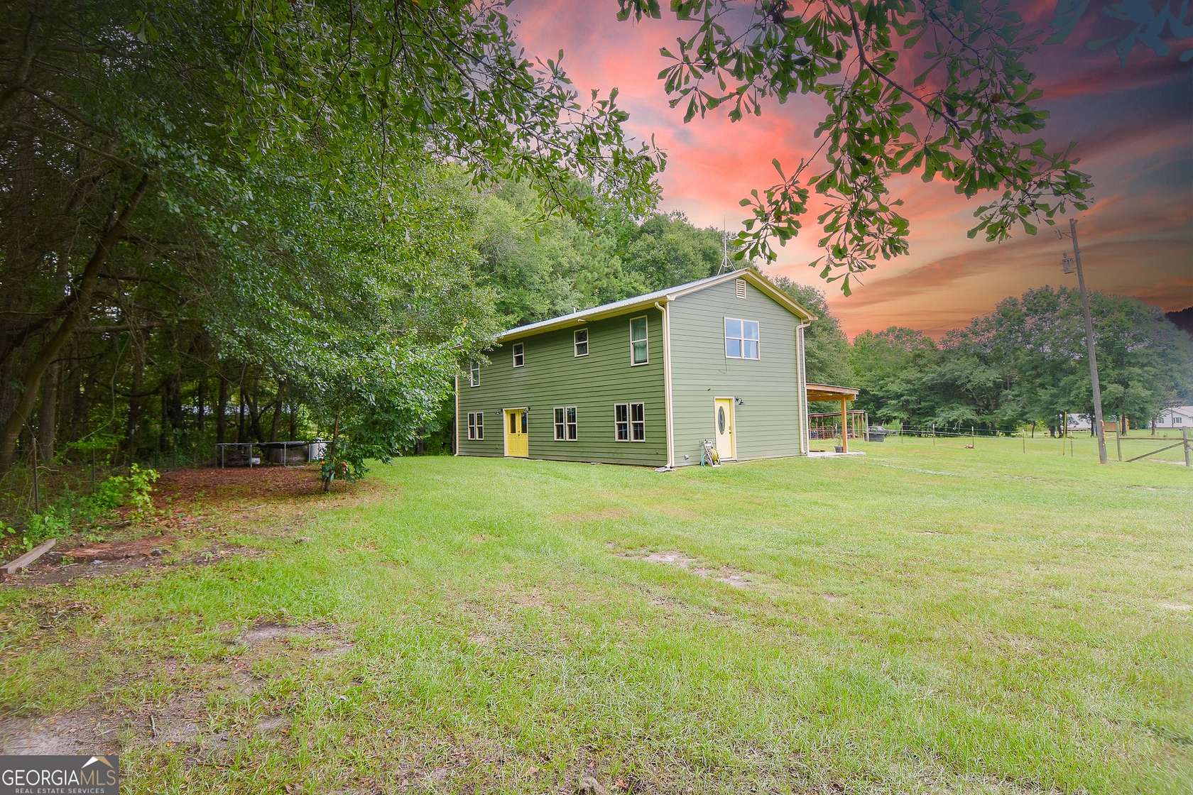 10.32 Acres of Land with Home for Sale in Meansville, Georgia
