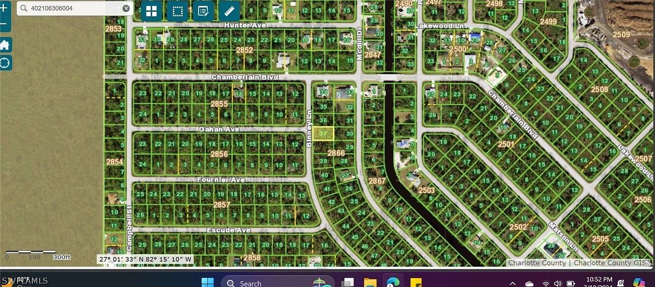 0.23 Acres of Residential Land for Sale in Port Charlotte, Florida