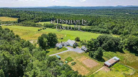 66 Acres of Agricultural Land with Home for Sale in Casco, Maine