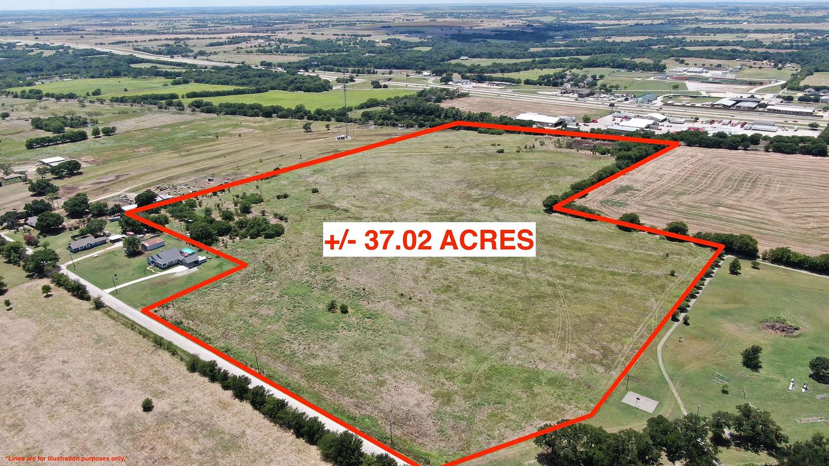 37 Acres of Agricultural Land for Sale in Valley View, Texas