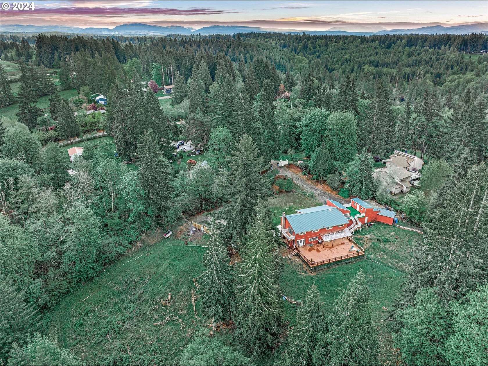 5.93 Acres of Residential Land with Home for Sale in Sandy, Oregon