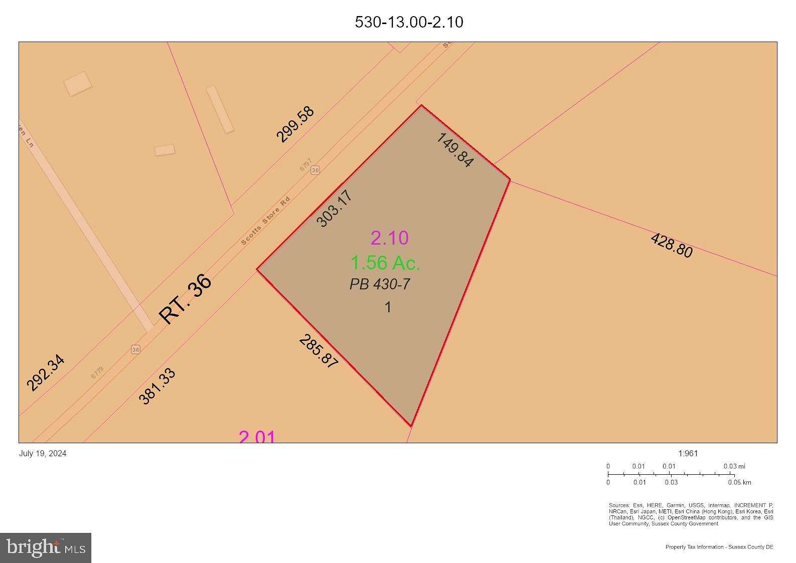 1.56 Acres of Land for Sale in Greenwood, Delaware