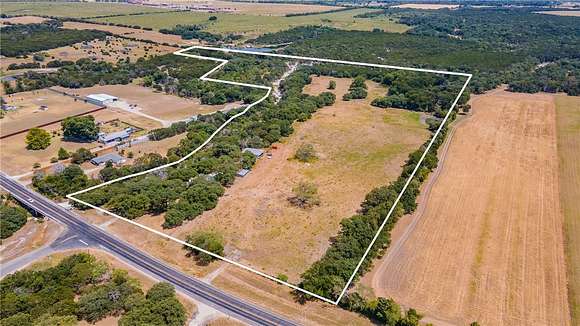 26.27 Acres of Land with Home for Sale in Waco, Texas