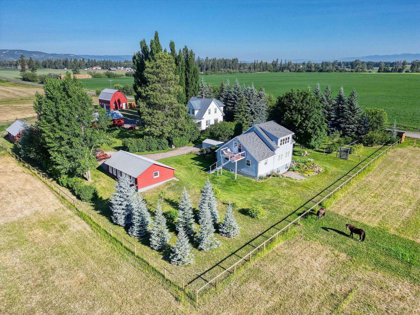 5 Acres of Land with Home for Sale in Kalispell, Montana