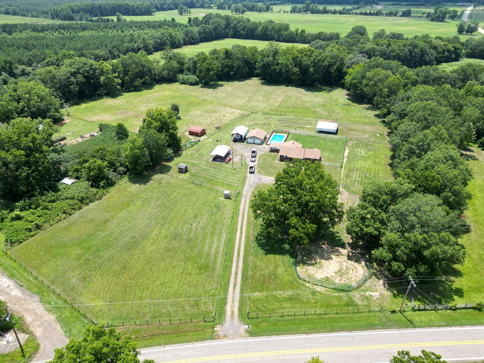 7.96 Acres of Land with Home for Sale in Gravelly, Arkansas