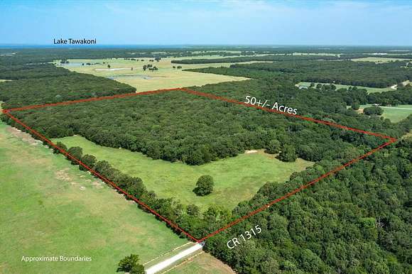 50 Acres of Recreational Land & Farm for Sale in Emory, Texas